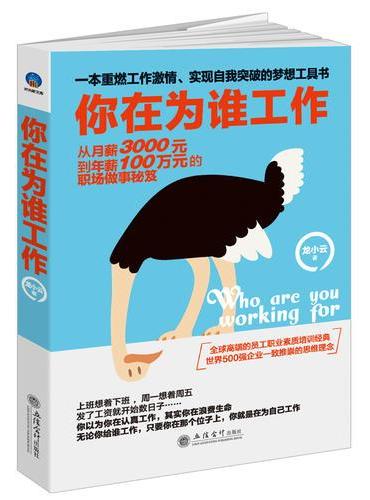 你在为谁工作：一本重燃工作激情实现自我突破的梦想工具书