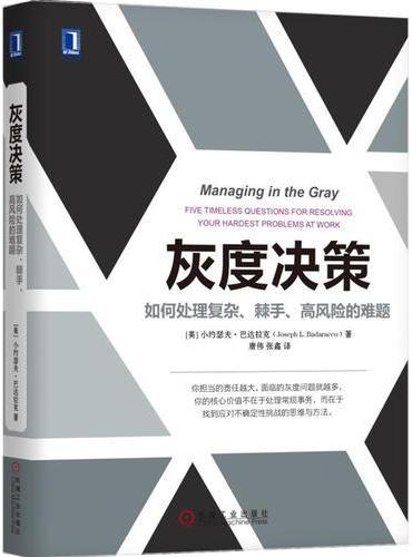 灰度决策：如何处理复杂、棘手、高风险的难题