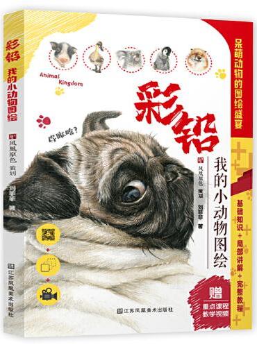 彩铅：我的小动物图绘（高萌预警！动物联萌彩铅画教学绘本）