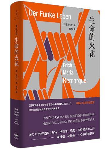 生命的火花（《西线无战事》作者雷马克创作巅峰期的泣血之作，照亮被残酷时代吞没的所有无名者。绝版40年后全新面市）