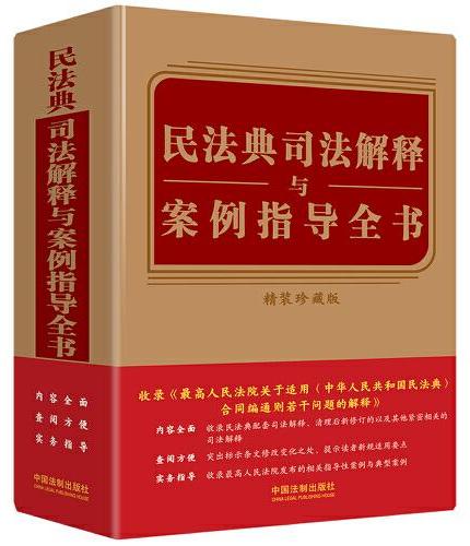 民法典司法解释与案例指导全书（含民法典合同编通则司法解释）