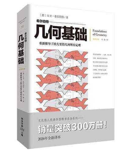 希尔伯特几何基础 文化伟人代表作图释书系 大卫希尔伯特