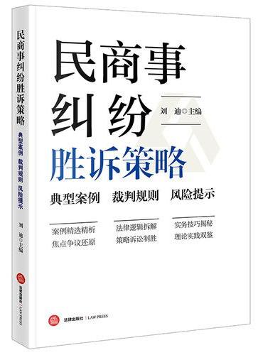 民商事纠纷胜诉策略：典型案例 裁判规则 风险提示